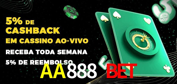 Promoções do cassino ao Vivo AA888 Bet